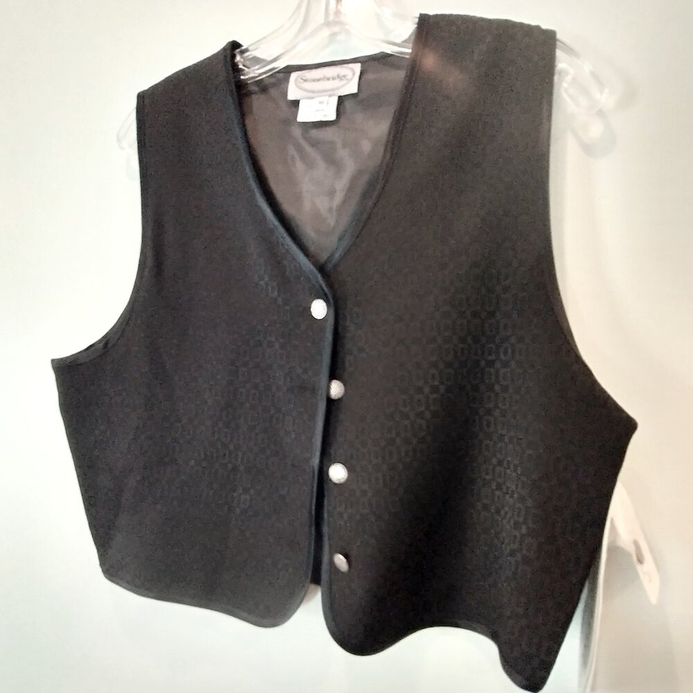NWT Stonebridge Brocade Vest Size M